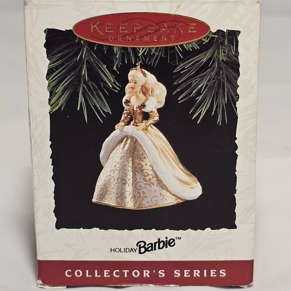 Hallmark Holiday Barbie Collectors Ornament 1994